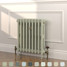 CI-RK660-GRY-TH - Rook Grey 2 Column Victorian Cast Iron Radiator H660mm x W954mm CI-RK660-GRY-TH - Rook Grey 2 Column Victorian Cast Iron Radiator H660mm x W954mm
