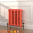 CI-RK660-ORG-TH - Rook Orange 2 Column Victorian Cast Iron Radiator H660mm x W831mm CI-RK660-ORG-TH - Rook Orange 2 Column Victorian Cast Iron Radiator H660mm x W831mm