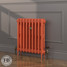 CI-RK660-ORG-FB-LS04 - Rook Orange 2 Column Victorian Cast Iron Radiator H660mm x W954mm CI-RK660-ORG-FB-LS04 - Rook Orange 2 Column Victorian Cast Iron Radiator H660mm x W954mm