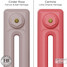 CI-RK-PINK-002 - Rook Pink 2 Column Victorian Cast Iron Radiator H460mm x W458mm CI-RK-PINK-002 - Rook Pink 2 Column Victorian Cast Iron Radiator H460mm x W458mm
