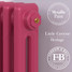 CI-RK-PNK-CU00 - Rook Pink 2 Column Victorian Cast Iron Radiator H660mm x W341mm CI-RK-PNK-CU00 - Rook Pink 2 Column Victorian Cast Iron Radiator H660mm x W341mm
