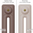 CI-RK-PINK-013 - Rook Pink 2 Column Victorian Cast Iron Radiator H760mm x W653mm CI-RK-PINK-013 - Rook Pink 2 Column Victorian Cast Iron Radiator H760mm x W653mm