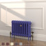 CI-RK460-PUR-TH - Rook Purple 2 Column Victorian Cast Iron Radiator H460mm x W337mm CI-RK460-PUR-TH - Rook Purple 2 Column Victorian Cast Iron Radiator H460mm x W337mm