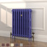CI-RK760-PUR-TH - Rook Purple 2 Column Victorian Cast Iron Radiator H760mm x W839mm CI-RK760-PUR-TH - Rook Purple 2 Column Victorian Cast Iron Radiator H760mm x W839mm