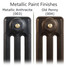 CI-SH-METALLIC-03-04 - Shelbourne 3 Column Victorian Cast Iron Radiator H450mm x W333mm CI-SH-METALLIC-03-04 - Shelbourne 3 Column Victorian Cast Iron Radiator H450mm x W333mm
