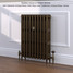 CI-SH745-10-MET-BRONZE-LS01 - Shelbourne 3 Column Victorian Cast Iron Radiator H745mm x W341mm CI-SH745-10-MET-BRONZE-LS01 - Shelbourne 3 Column Victorian Cast Iron Radiator H745mm x W341mm