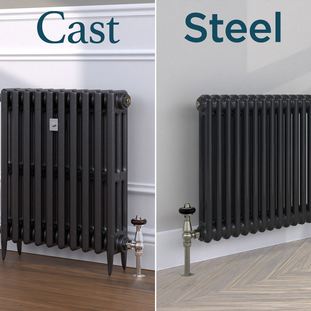 Cast Iron vs Steel Radiators - CastIronRadiators4u.co.uk