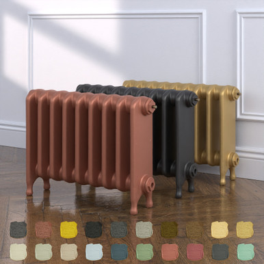 Stour Radiator Minster 1 Column Cast Iron Radiator H440mm x W1200mm ...