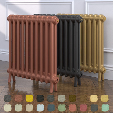 Elizabeth 2 Column Cast Iron Radiator H650mm x W1184mm ...