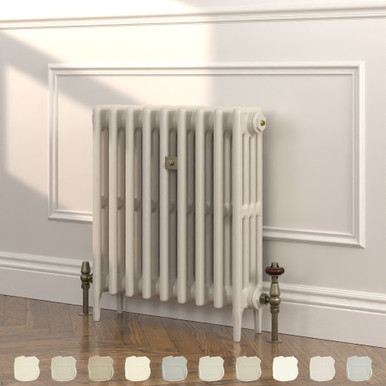 Yarra Ranges Radiators Richmond Neutral 4 Column Victorian Cast Iron Radiator H660mm x W219mm ...