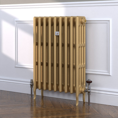 Richmond Gold 4 Column Victorian Cast Iron Radiator H813mm x W936mm ...