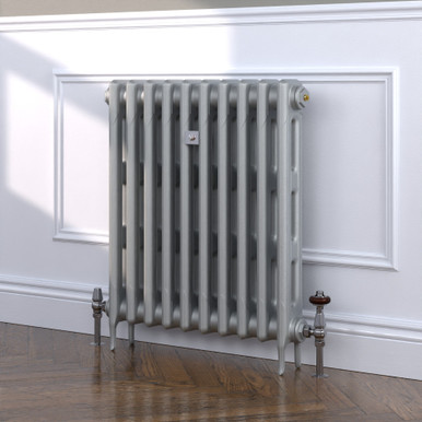Rook Silver 2 Column Victorian Cast Iron Radiator H760mm x W2139mm ...