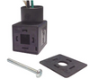Solenoid coil connector
