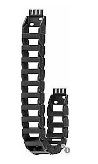 4con Inclined Platform Lift trailing cable plastic chain - PER FOOT