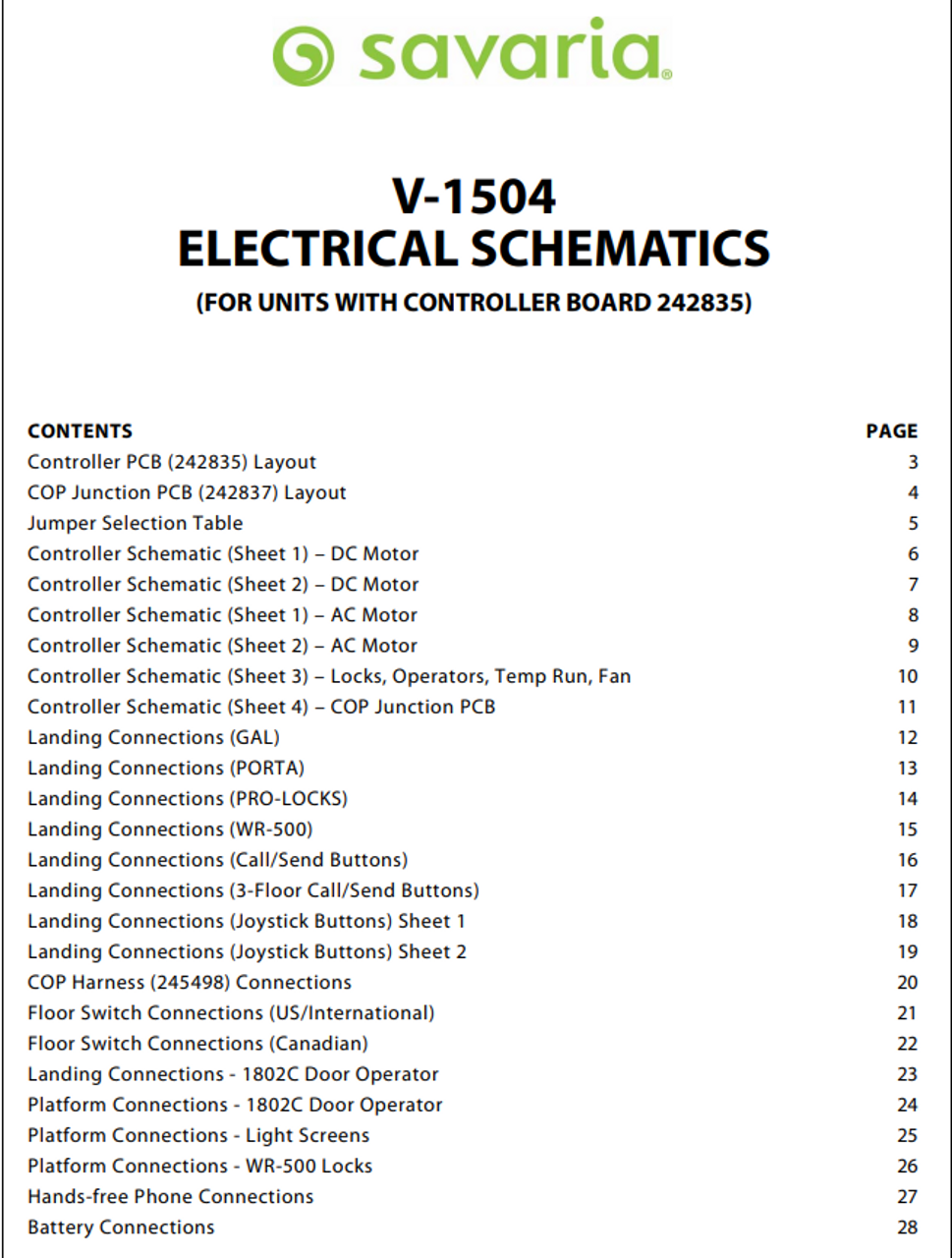 V1504 electrical schematics 796