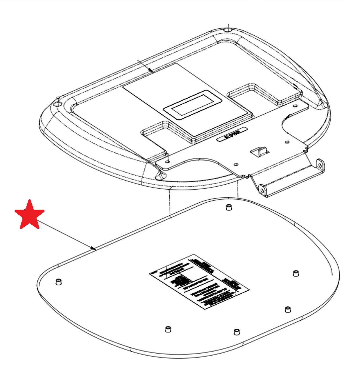 4b stairlift bottom seat cushion