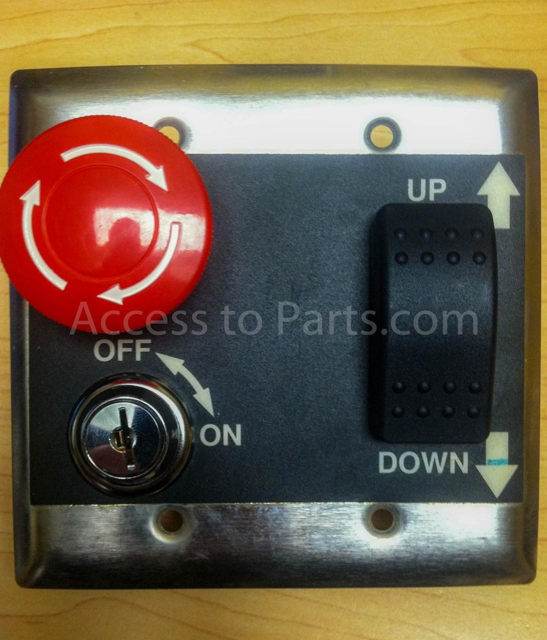 Porch-Lift Porch-Lift call Box plate assy