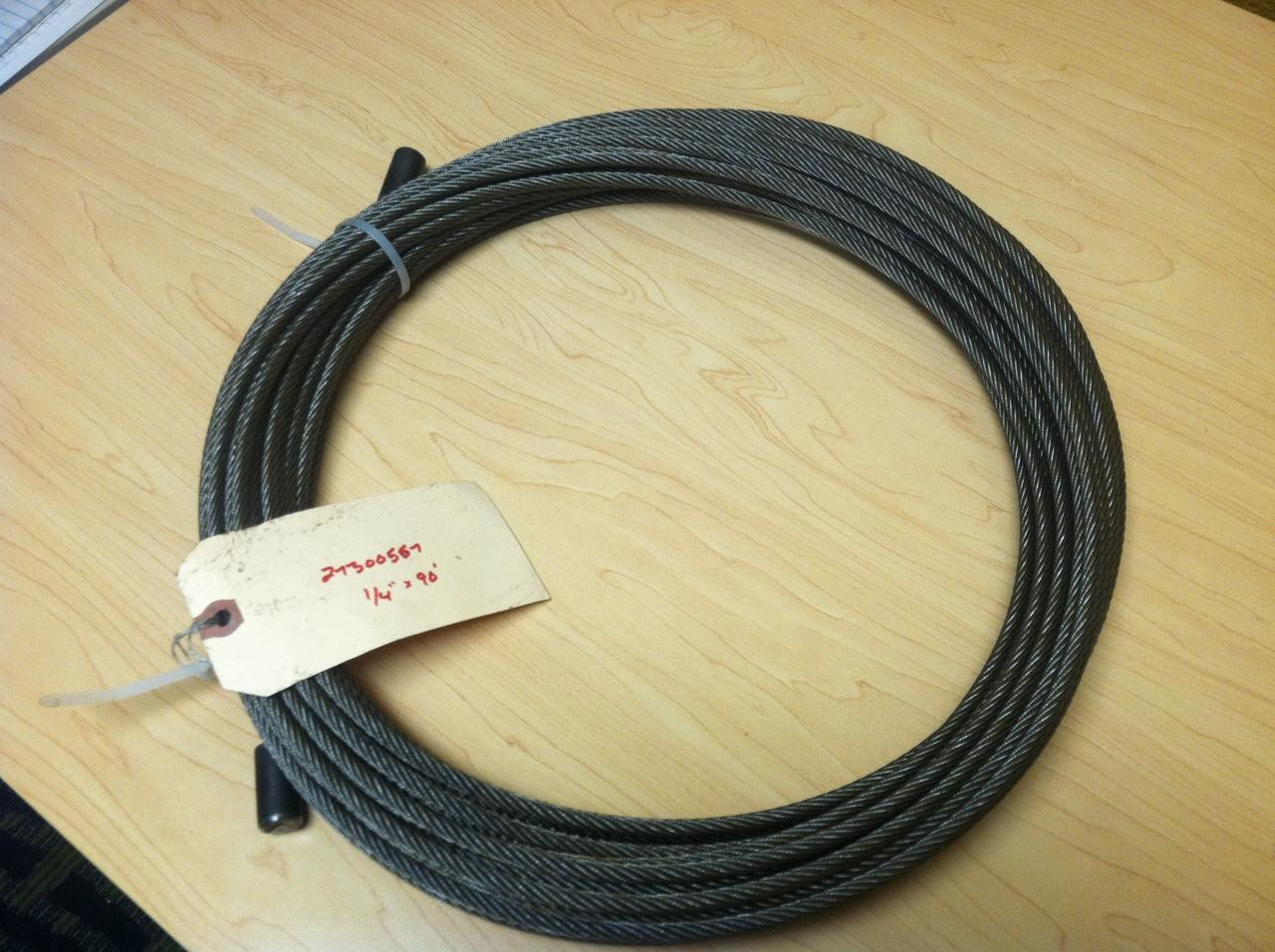 Inclinator Wire Rope STL IWRC 1/4x90