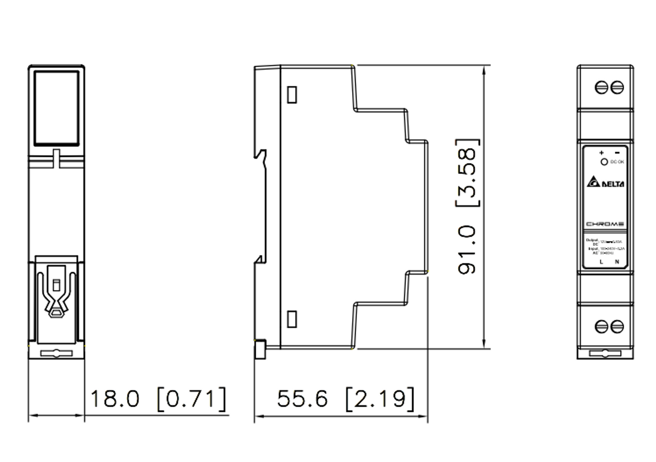 LU/LA Cartop Elevator Power Supply - 120VAC 12VDC