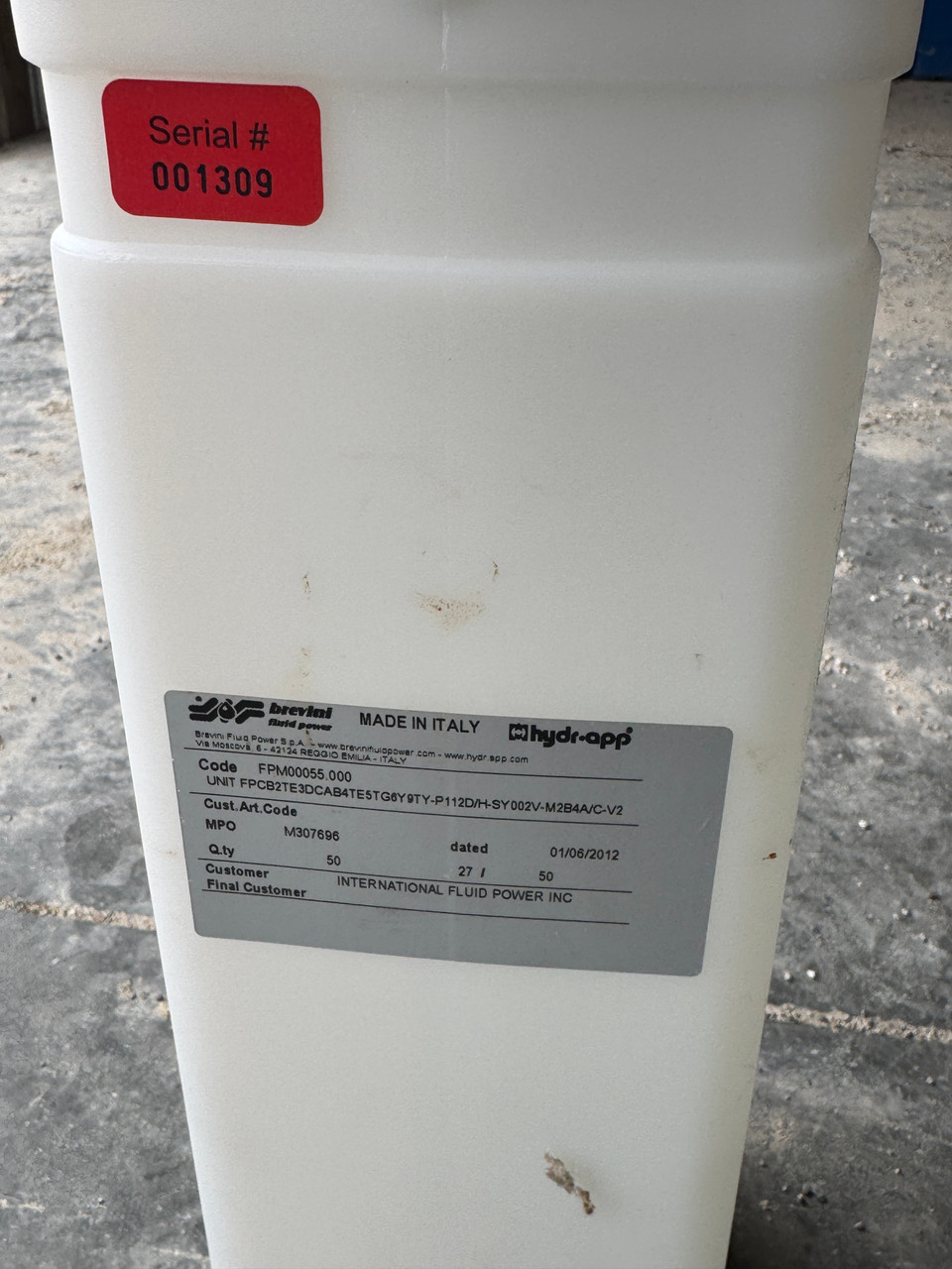 NWOV Pump & Tank Assembly for models HBC, HCDE & HPCDE