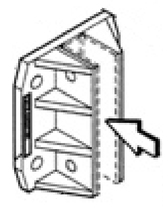 Otis Elevator Rail Guide Shoe Base