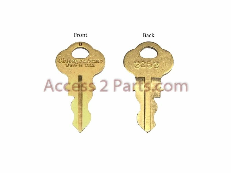 Chicago Key #2252 Access2Parts.com