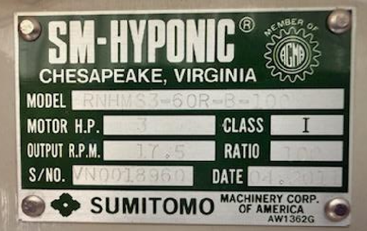 National Wheel-O-Vator Winding Drum Motor Brake Assembly