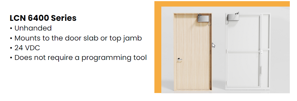 Symmetry Style Door Operator LCN 6440XP 689