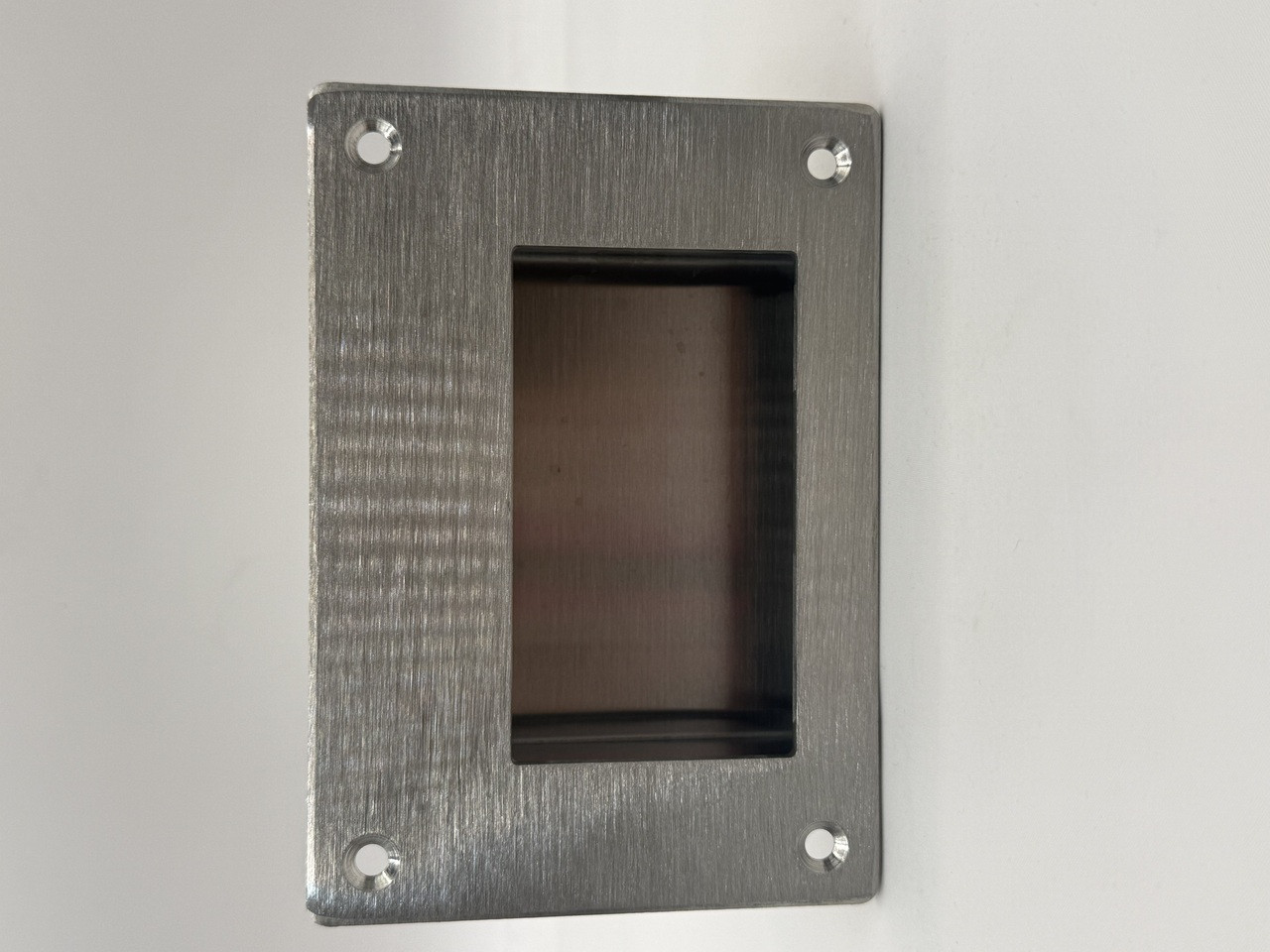 Reccess Pull Handle - brushed stainless steel