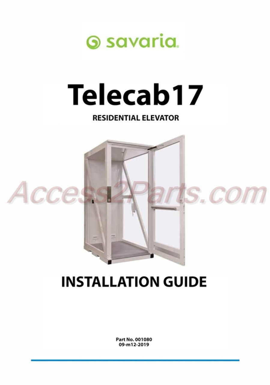 Telecab 17 installation Manual - Digital Download