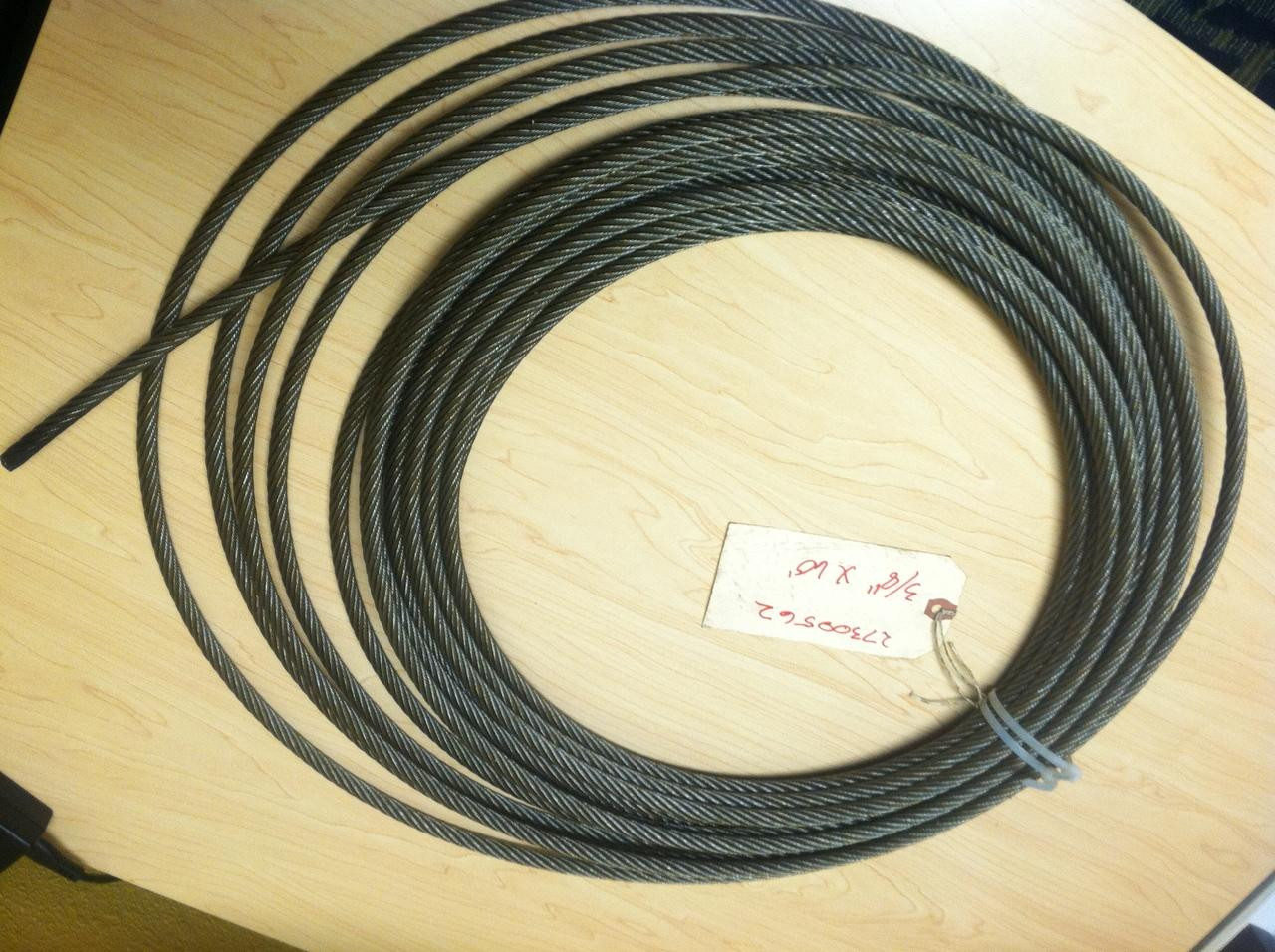 Inclinator Wire Rope 3/8x65