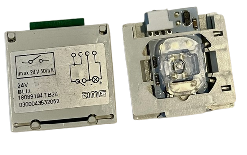 Blu Push Button contact 24V