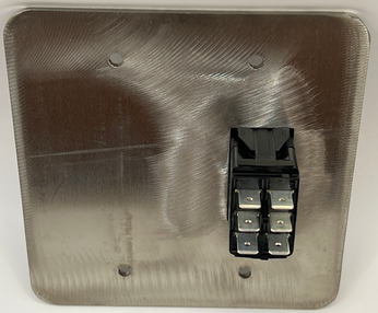 Rounded corner Up/Down Flush-Mount Hall Call Plate Assembly