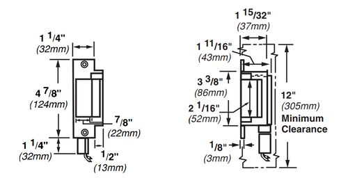 NWOV VPL Electric Door Strike - Fail Safe