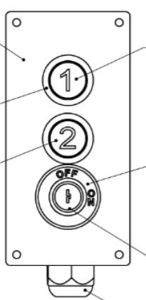 Code. Call Panel Replacement V1504 Hall Call Box Assembly