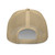 Khaki Grass DAD six-panel mesh-back trucker cap with embroidered Grass DAD logo, back view — DAD all caps