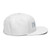 White structured high-profile six-panel snapback hat with embroidered I'm DAD logo, right side view — DAD all caps