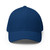 Royal Blue structured flex fit cap with embroidered DAC logo, front view — DAD all caps