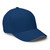 Royal Blue structured flex fit cap with embroidered DAC logo, right-front view — DAD all caps