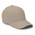 Khaki structured flex fit cap with embroidered DAC logo, right-front view — DAD all caps