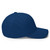 Royal Blue structured flex fit cap with embroidered DAC logo, right side view — DAD all caps