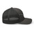 Charcoal six-panel mesh-back trucker cap with embroidered Hawaii DAD logo, right side view — DAD all caps
