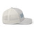 Silver six-panel mesh-back trucker cap with embroidered Pennsylvania DAD logo, right side view — DAD all caps