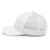 White six-panel mesh-back trucker cap with state flag color embroidered Cali DAD logo, left side view — DAD all caps