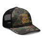 Fish Hunt Shoot Camouflage Trucker Hat
