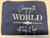 Long Sleeve Tee - Changing the World Blue