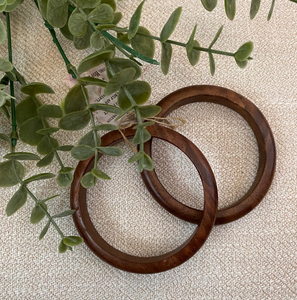Teakwood Bangles - set of 2 Teakwood Bangles - set of 2
