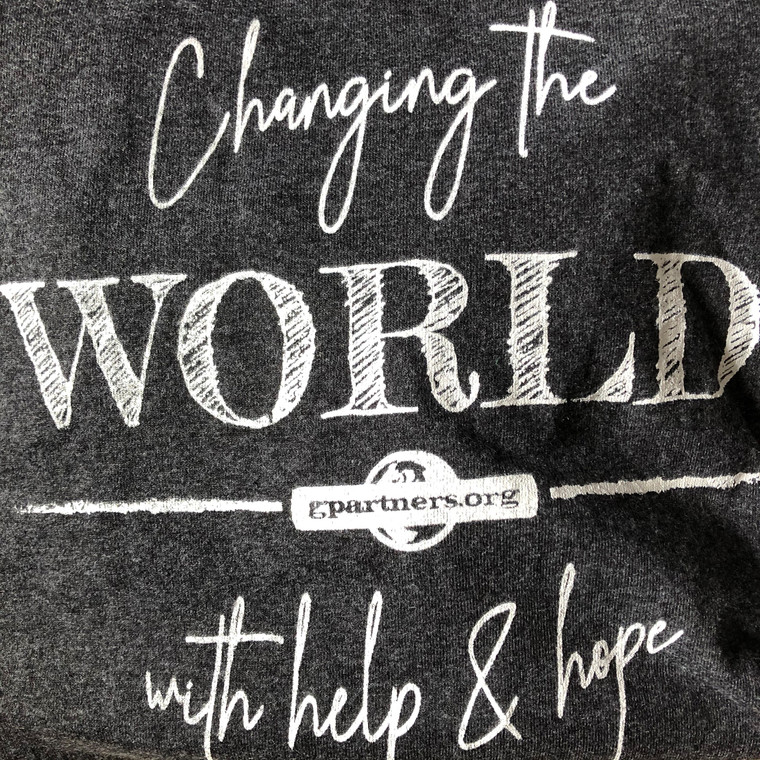Long Sleeve Tee -  Changing The World - gray