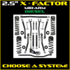 JLU 2.5" X-Factor Diesel Mid-arm System