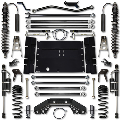 LJ 4.5 Inch X Factor Coil Over System w/ 4 Inch Stretch - Stage 2 (LJ45COMP-4S2)